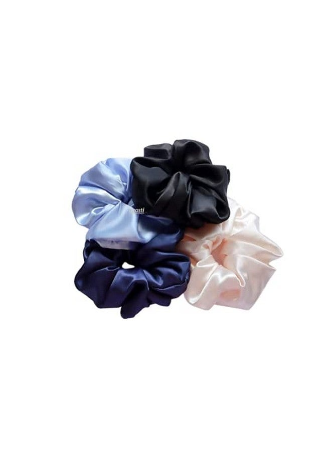 AGASTI silk satin hair scrunches,hand band for women and girl (COMBO5) - Image 1
