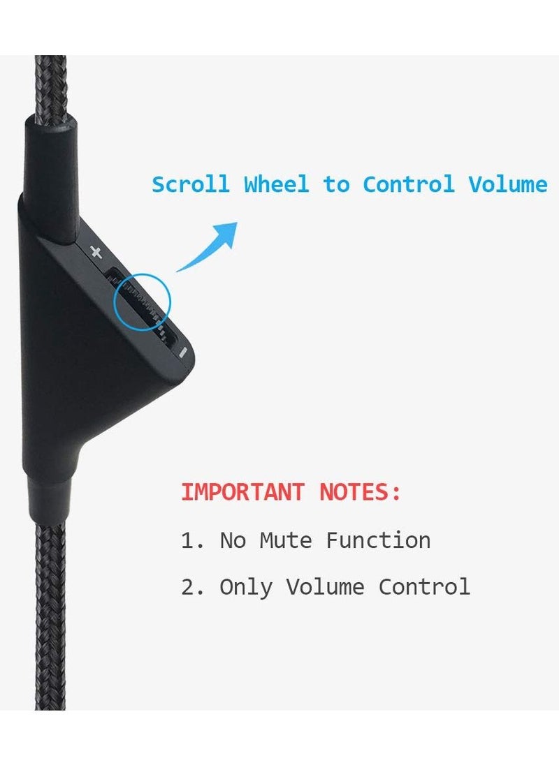 Generic - Replacement for Astro A10 A40 Inline Volume Control Cable Cord, Audio Gaming Wire Compatible with Astro A10 A40 Headsets Volume Control Function - Image 1