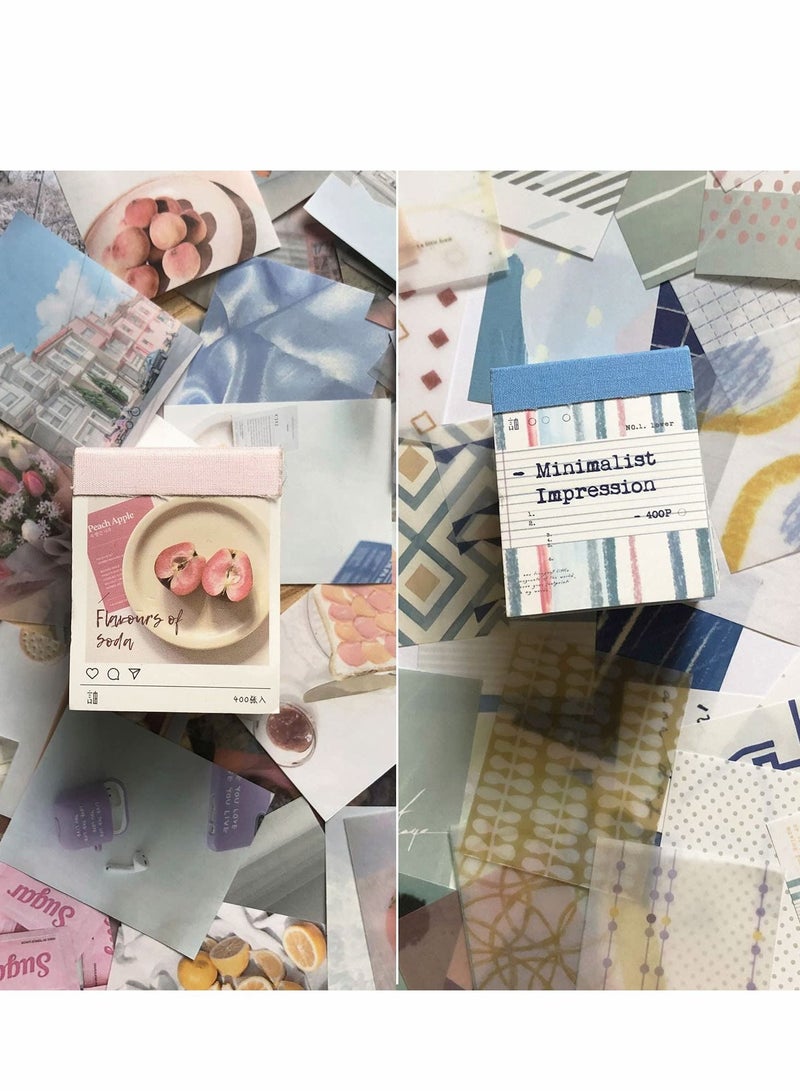 SYOSI 800 Sheets Scrapbooking Paper for Diary Scrapbooking Decoration - Image 1