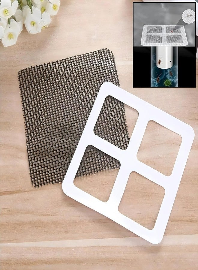Garth Window Screen Repair Tape Pack Of 5 | 4 X 4 Inch Mesh Patch For Mosquito Net Door Window Screen Repair | Strong Adhesive Fiberglass Tape For Home Office Easy Fix - Image 1