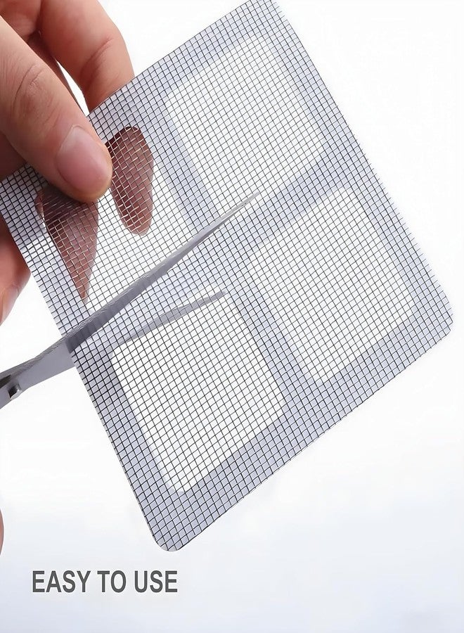Garth Window Screen Repair Tape Pack Of 5 | 4 X 4 Inch Mesh Patch For Mosquito Net Door Window Screen Repair | Strong Adhesive Fiberglass Tape For Home Office Easy Fix - Image 3