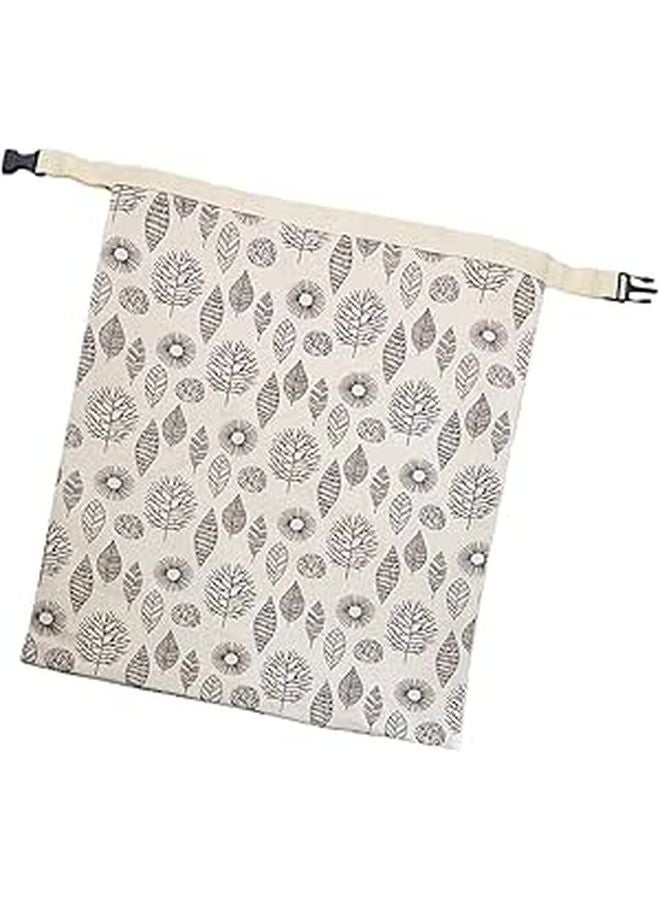 Washable Cotton Bread Storage Bag with Secure Clasp for Sourdough Freshness - Image 1