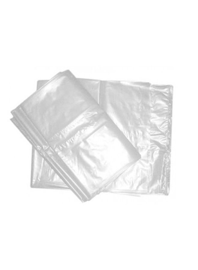 SNH Packing Garbage Bag Clear 95x120cm Biodegradable Trash Bags Compostable Kitchen Bin Liners Vest Handy Trash Bags For Home Office Trash Can Grocery Bag Trash Plastic Bag Pack Of 20 Pieces  - Image 2