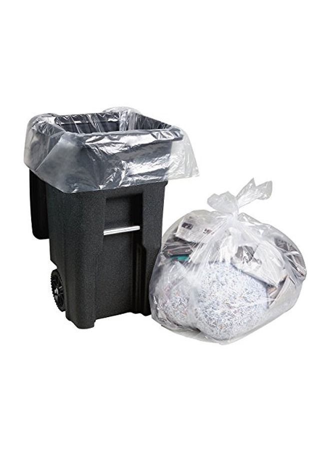 SNH Packing Garbage Bag Clear 95x120cm Biodegradable Trash Bags Compostable Kitchen Bin Liners Vest Handy Trash Bags For Home Office Trash Can Grocery Bag Trash Plastic Bag Pack Of 20 Pieces  - Image 5