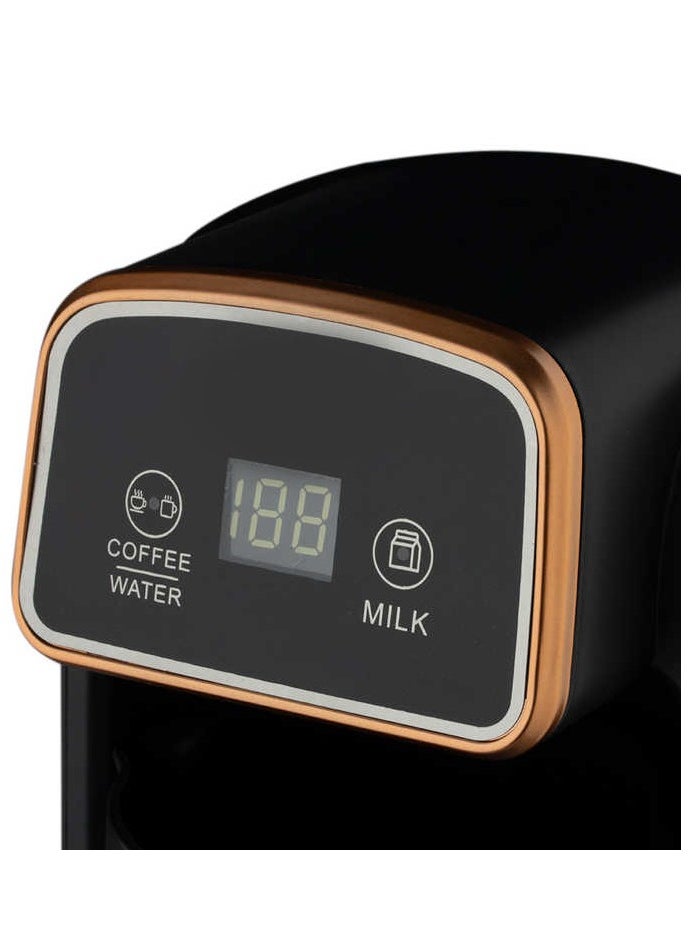Somer Field Somer Field Automatic Turkish Coffee Maker Machine, 1 to 5 Cups, Cordless Electric Coffee Pot, Electric Turkish Coffee Machine, Black/Gold, Best Buy  - Image 3