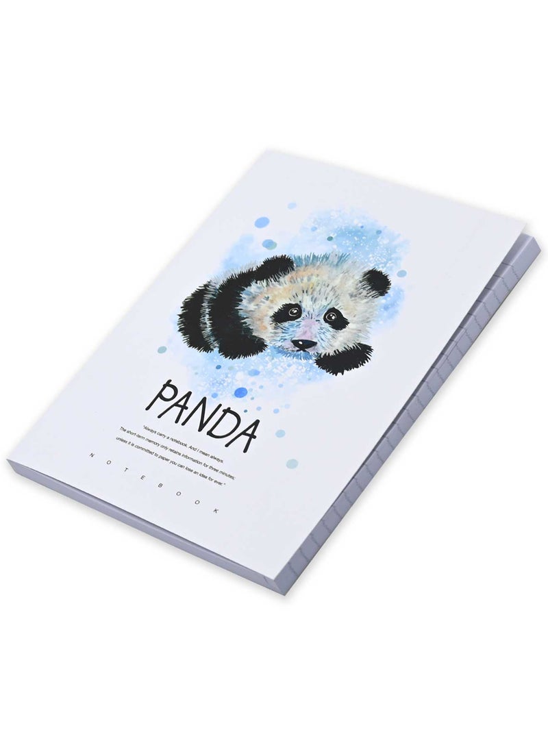 FIS Pack Of 5 Soft Cover Notebook, 96 Sheets A5 Panda Design 6 -FSNBSCA596-PAN6 - Image 1