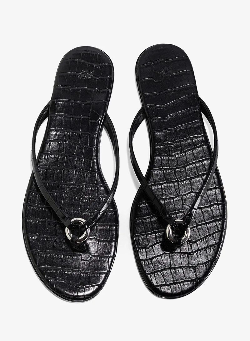 H&M Ring-detail flip-flops
