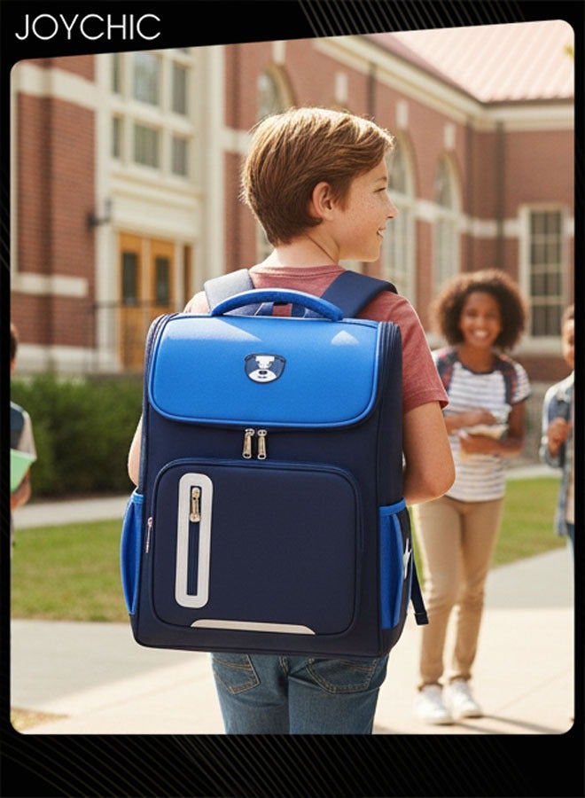 Joychic حقيبة ظهر للمدرسة الابتدائية للأولاد والبنات بألوان متعددة خفيفة الوزن سعة كبيرة حقيبة مدرسية مقاومة للماء للأطفال - Image 1