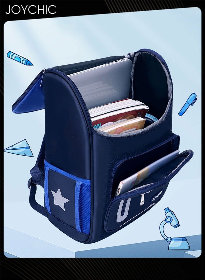 Joychic حقيبة ظهر للمدرسة الابتدائية للأولاد والبنات بألوان متعددة خفيفة الوزن سعة كبيرة حقيبة مدرسية مقاومة للماء للأطفال - Image 4