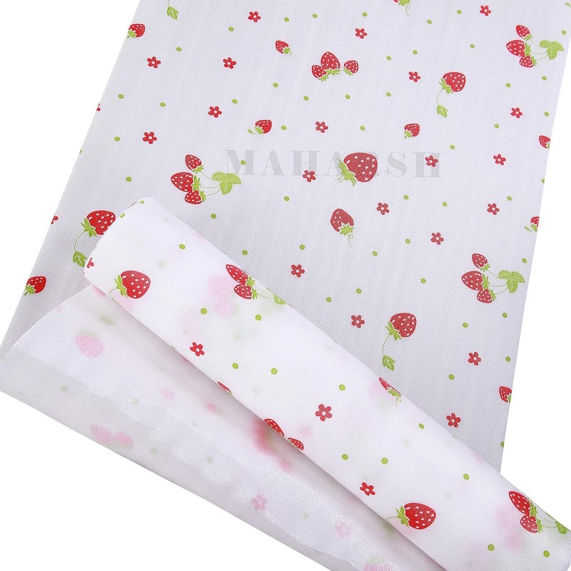 Maharsh ENT. Set of 3 Rolls Printing Antibacterial Cabinet Plastic Foam Household Wardrobe Moisture Drawer Pad Waterproof Non-Slip Paper Kitchen Cupboard Liners Roll Mat, 30x300 cm (Multicolour) - Image 3