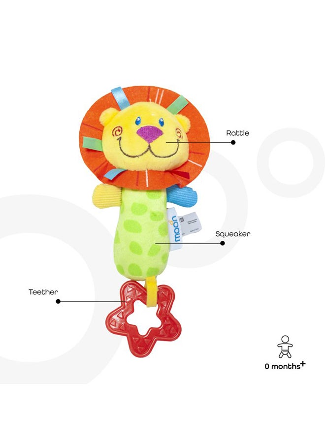 Moon Lion Soft Rattle Toy - Image 2