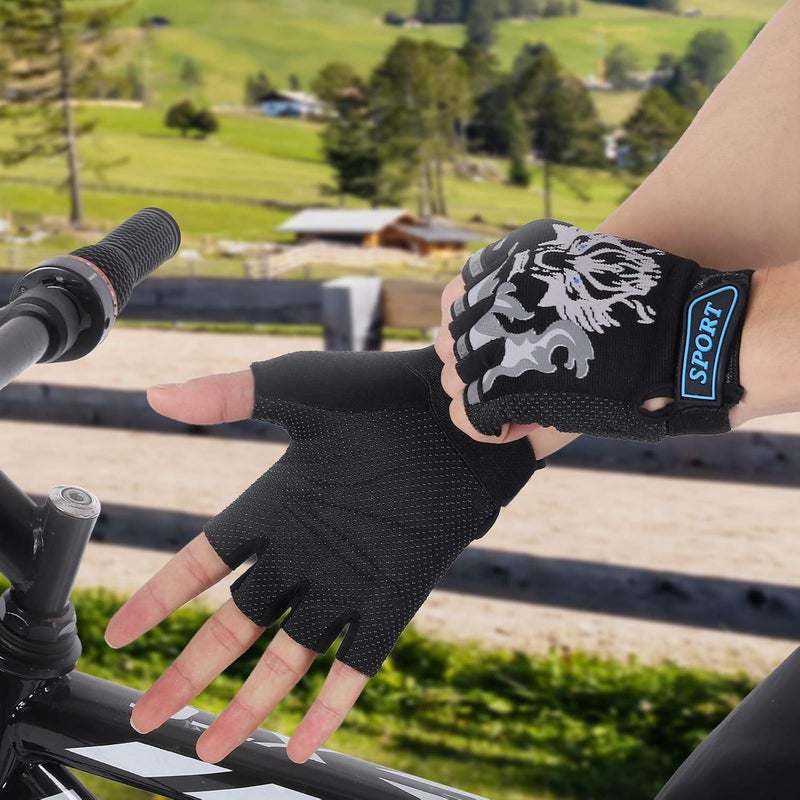 accmor Kids Fishing Gloves, Kids Sport Cycling Gloves for Cycling Camping Fishing Outdoor Sports - Image 5