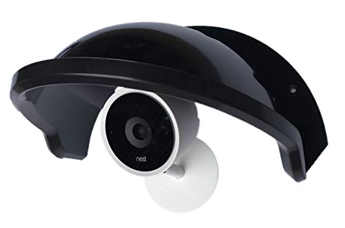 Ade Advanced Optics Universal Sunshade Rainshade Camera Cover Shield for Outdoor Nest/Nest IQ Camera - Black - Image 1