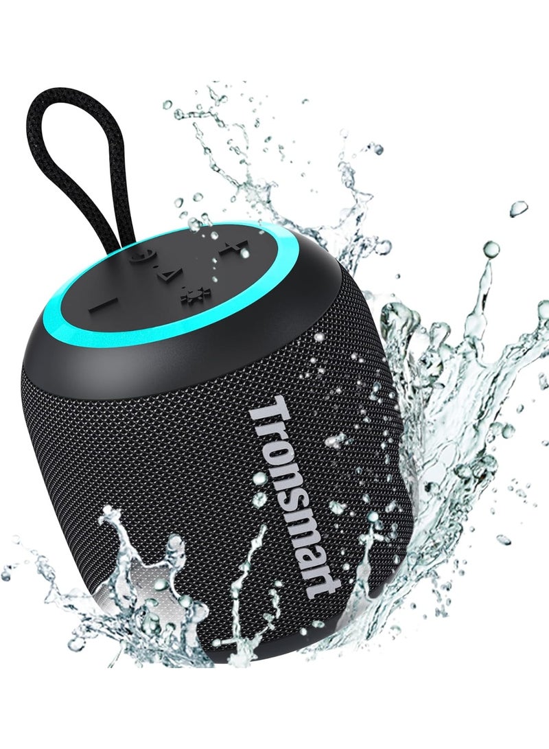 ترونسمارت مكبر صوت محمول لاسلكي Tronsmart T7 Mini بقوة 15 واط - إضاءة LED تفاعلية، صوت استريو غني، مقاوم للماء بمعيار IPX7، يدعم AUX وبطاقة Micro SD/TF - Image 1
