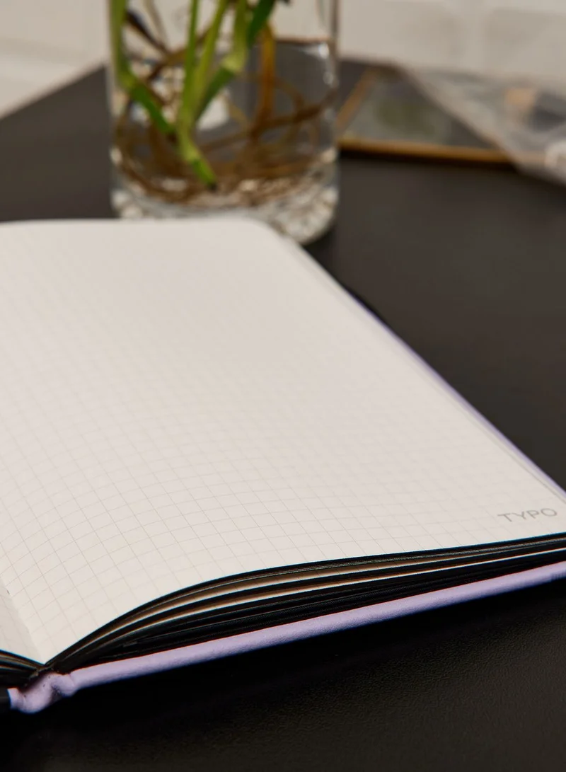 Typo Purple A5 Notebook Elastic Closure