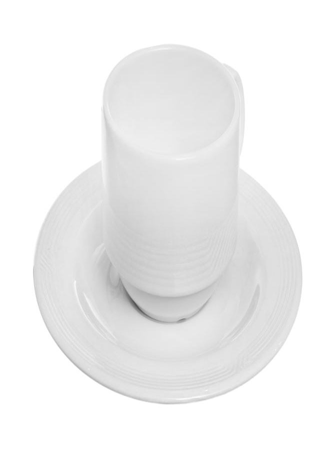 Royal Porcelain Royal Porcelain Tea Cup 0.20 L & Saucer 16.0 CM Set of 2 Shape 19  White  - Image 2