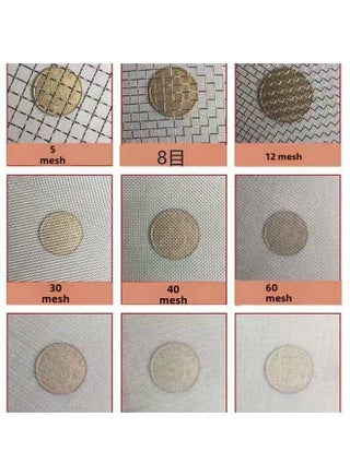 Flour Sieve 304 Stainless Steel 60 Mesh Ultra-fine Leak Mesh Household Hand-held Baking Filter Mesh Manual Corn Flour Sieve-Specifications:Overall Stainless Steel Diameter 40cm-Color:150 Mesh Toner - pzsku/ZFCA168E0766A00E60F8FZ/45/_/1742552368/34dd238e-a50e-4387-852a-05288c57e7b0
