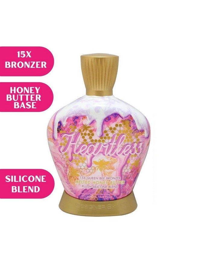 ديزاينر سكن لوشن التسمير Heartless من Designer Skin إصدار 2019 مع 15x Queen Bee Bronzer### - Image 4