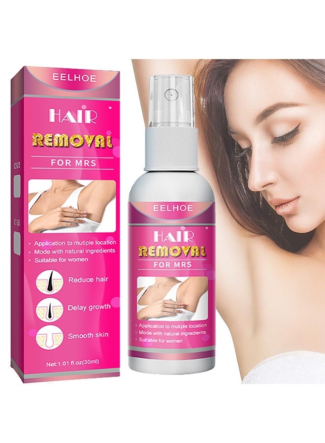 EELHOE Hair Removal Spray For Women, Painless Hair Removal Spray Armpit Gentle Hair Remover Refreshing Quick Hair Removal Spray, Natural Ingredient Hair Removal Spray For Women - Image 1
