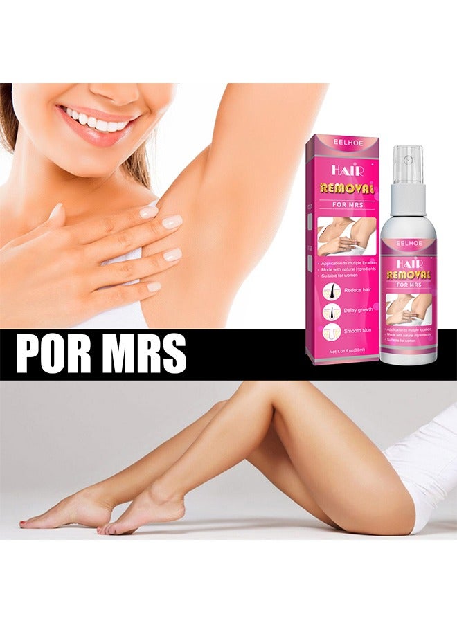 EELHOE Hair Removal Spray For Women, Painless Hair Removal Spray Armpit Gentle Hair Remover Refreshing Quick Hair Removal Spray, Natural Ingredient Hair Removal Spray For Women - Image 2