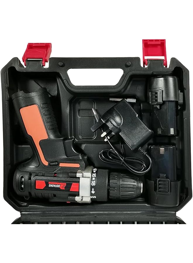 erorex Cordless Drill Set 12V Rechargeable Electric Screwdriver Kit With 2 Batteries Variable Speed And Drill Bits For Home And Diy Use - Image 4