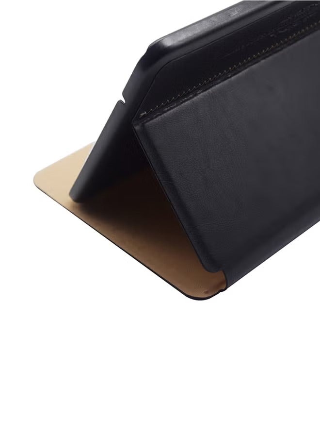 Kuke Samsung Galaxy Tab A 10.5 T590/T595 Leather Flip Case Cover Black - Image 2