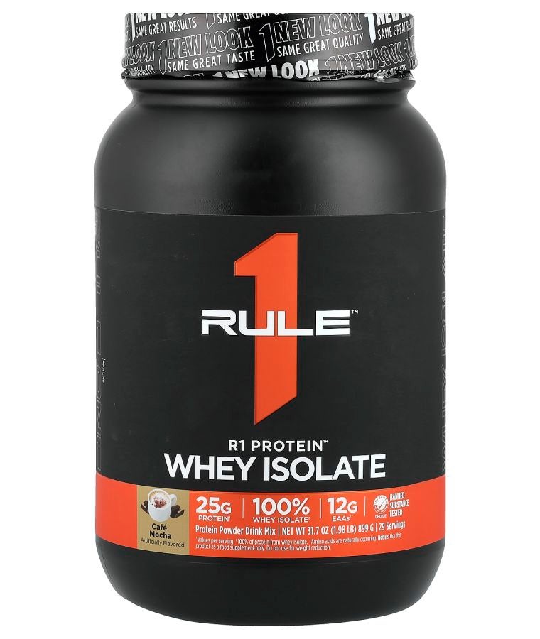 R1 Protein™ Whey Isolate Cafe Mocha 1.98 lb (899 g)