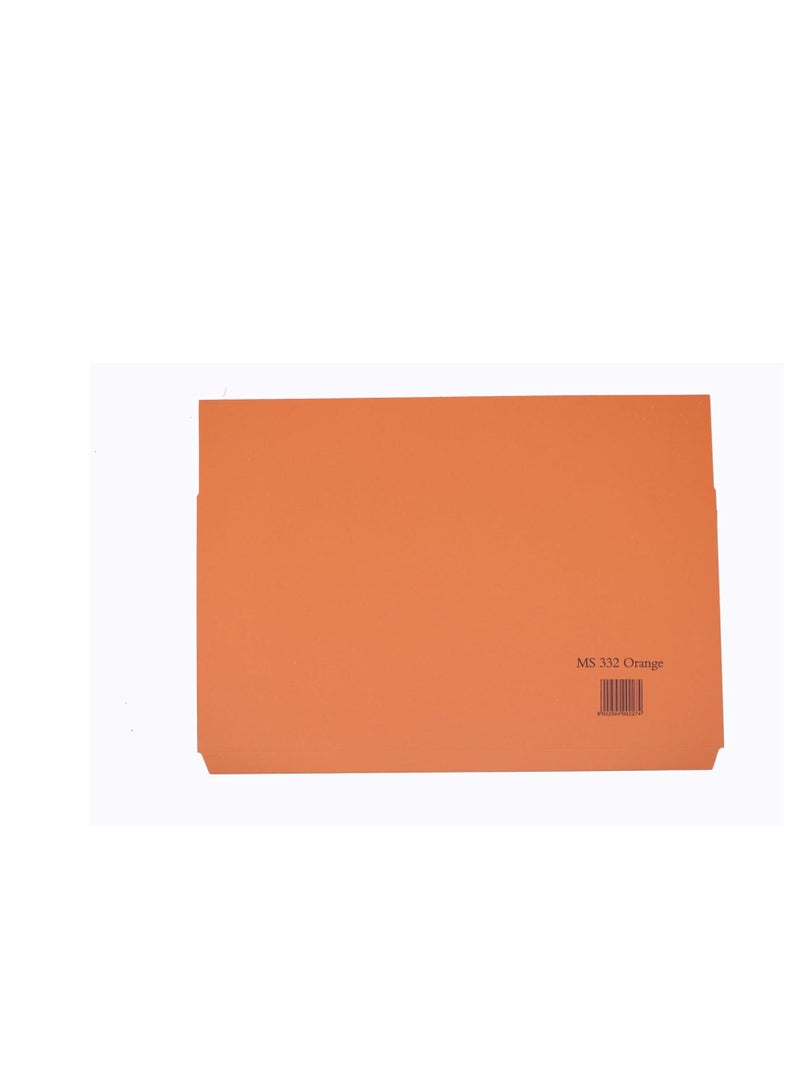 MODEST 300GSM F4 Document Wallet Folder Full Flap/Cover (Orange, MS332) -10 Pieces - Image 3