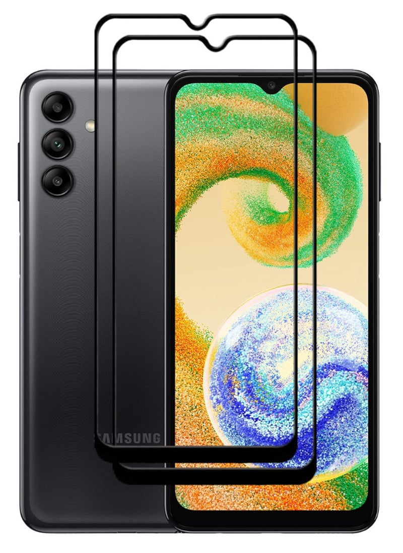 ACLIX 2 Pieces Antistatic ESD Dustproof Premium Quality High Definition Tempered Glass Screen Protector Designed For Samsung Galaxy A04s - Image 1