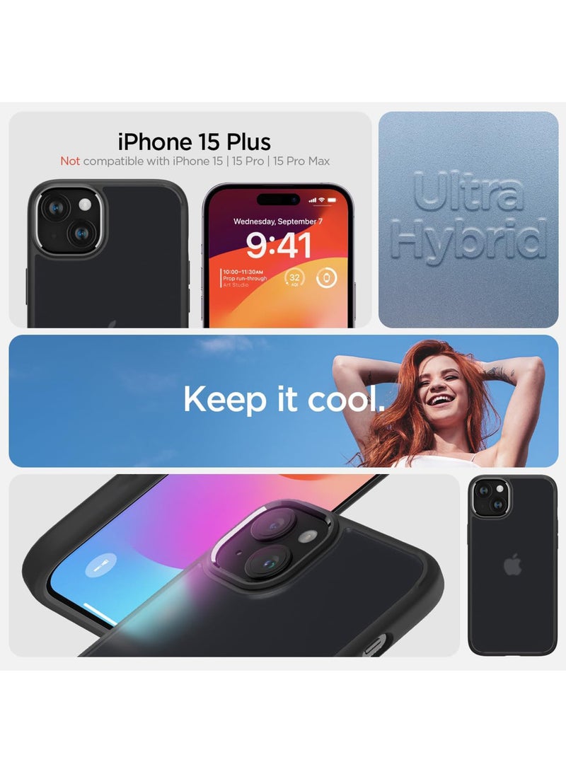 Rock Pow Ultra Hybrid Designed for iPhone 15 Plus Case Shockproof Dust-Proof Strong Durable Heavy Duty Full Body Rugged - Image 2