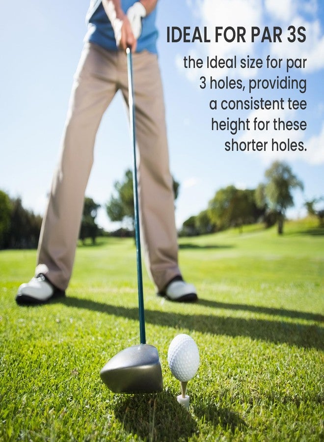 FINGER TEN Golf Rubber Tee Driving Range Value 5 Pack All 1.5'' for Indoor Outdoor Practice Mat, Tee Adaptor White Tee Holder Set for Hitting Mats (Pure White 5 Pack All 1.5'') - Image 5