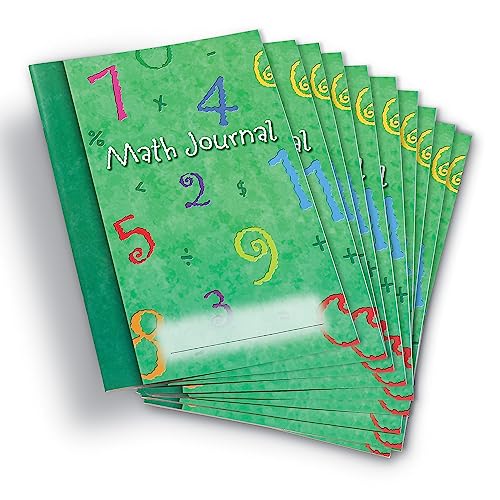 Learning Resources Math Journal, Student Organizer, Classroom Journal Set, Set of 10 Journals - Image 1