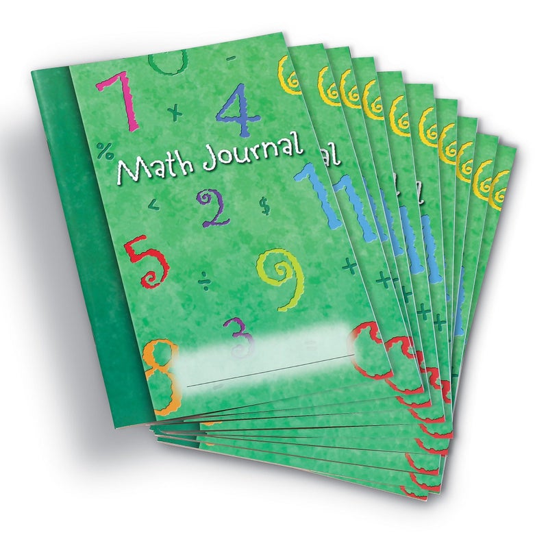 Learning Resources Math Journal, Student Organizer, Classroom Journal Set, Set of 10 Journals - Image 5