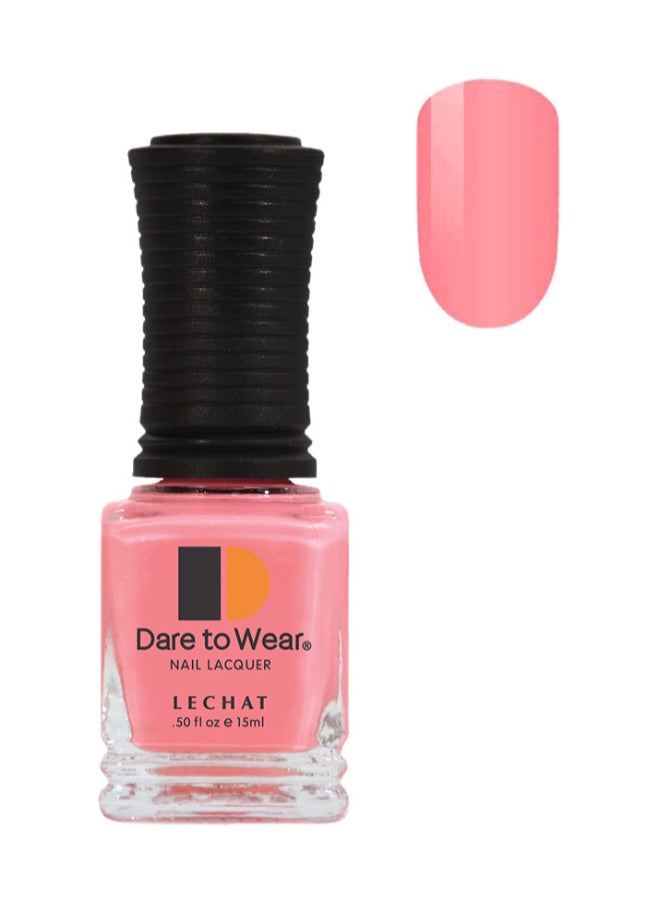 Lechat Nail Polish Super Shine Long Wear Lacquer Quick Drying Nail Color Resists Chips Fading Lasts Up To 3 Weeks Precise Application In One Stroke Nail Paint Pink Lady Dw25