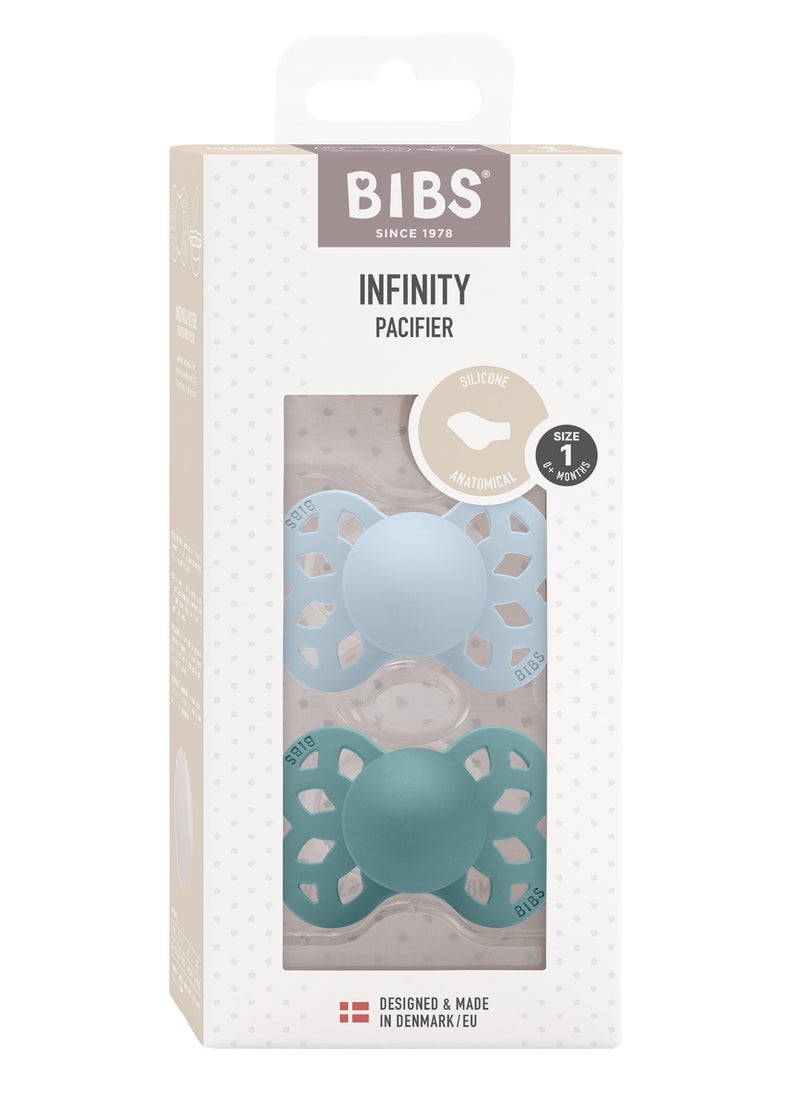 BIBS Pacifier Infinity Anatomical Pack of 2 Size 1 (0-6 months) - pzsku/ZFCA1D2F566FE0251251AZ/45/_/1721420699/a47cc48e-7cf3-43c6-8e48-e7de5d0b60c9