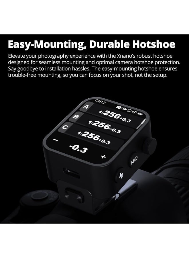 Godox X3-N Trigger, Godox Flash Trigger, Touch Screen TTL Wireless Flash Trigger, with TCM Conversion, Built-in 3.7V 850mAh Li-Ion Battery, Approx 7 Days Standby for Nikon Cameras - Image 5