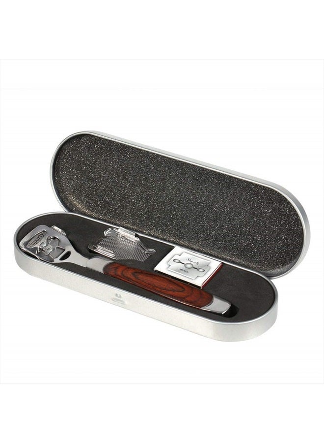 YIMART Foot Corn Removal Cutter Scraper With 10 Blades Cuticle Dead Skin Callus Remover Stainless Steel Professional Pedicure Tool Set - Image 1