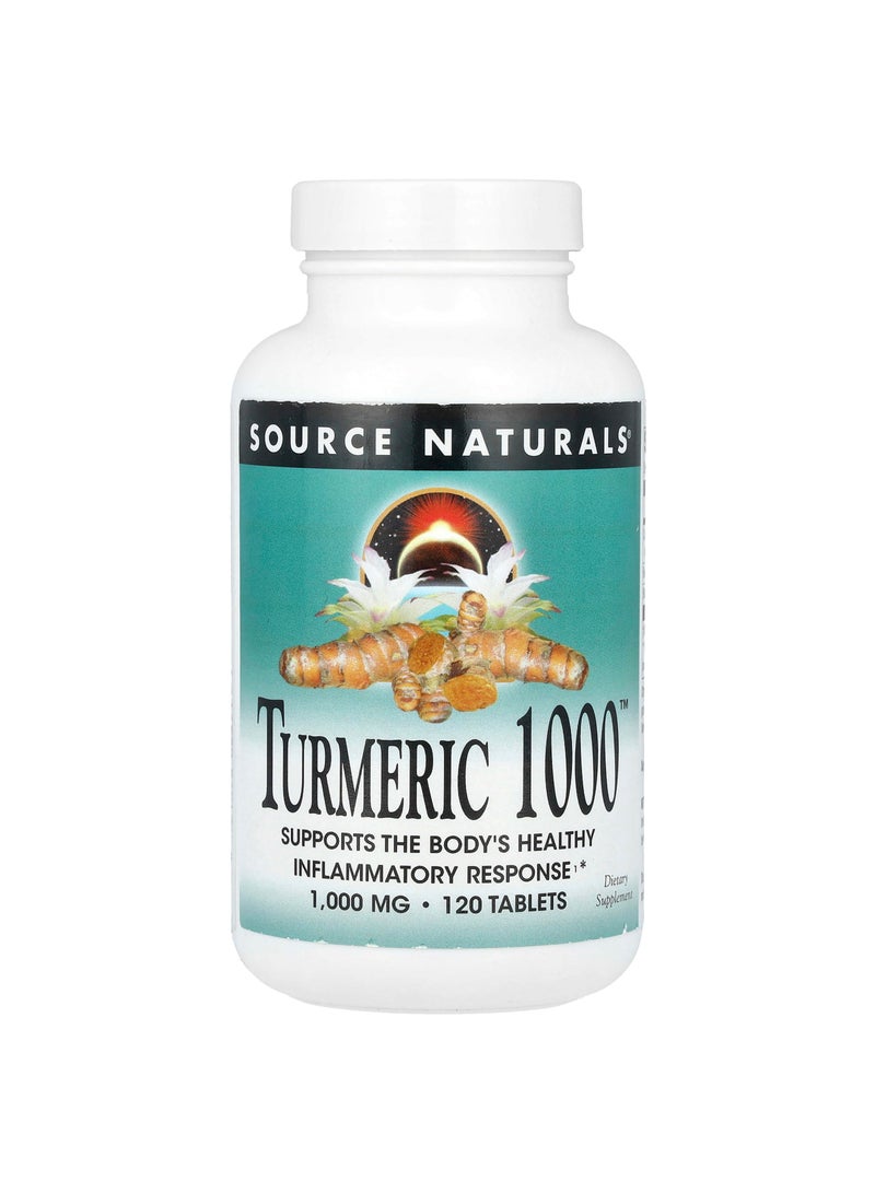 Source Naturals Turmeric 1000™, 1,000 mg , 120 Tablets
