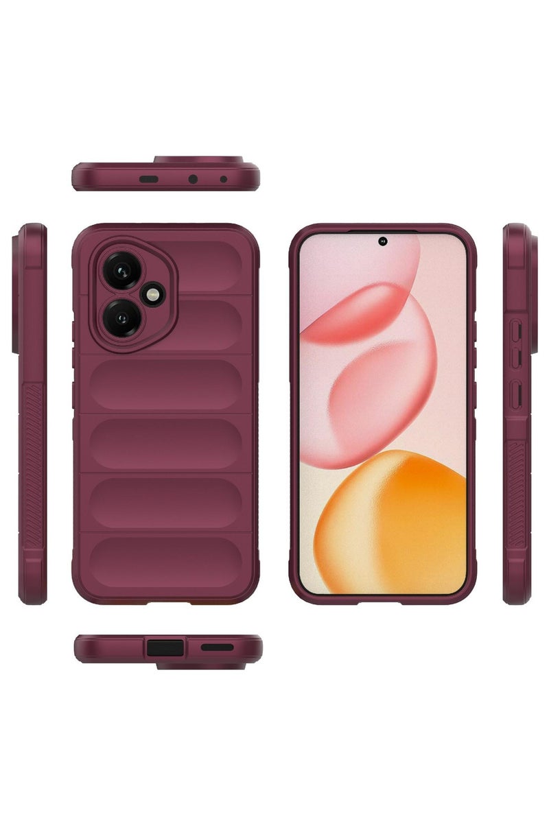 جراب موبايل ماجيك شيلد  سيليكون مضاد للصدمات وحمايه للكاميرا متوافق  Honor 400 (نبيتي) - Image 2