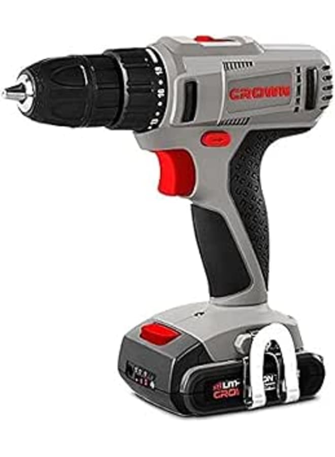 Crown ct21055l 2 batteries operated drill - 14.4 volt-10 mm