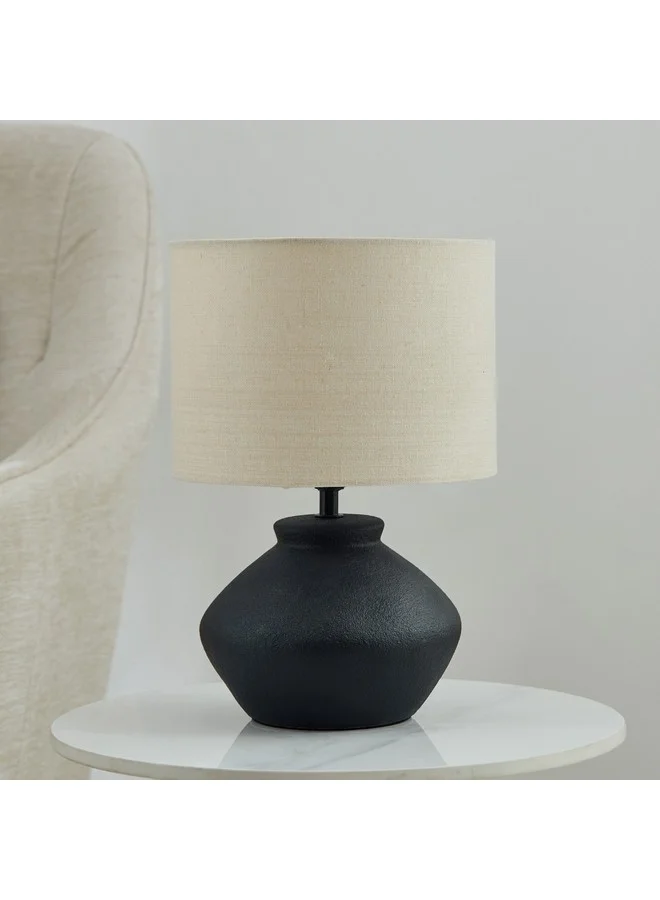هوم بوكس Marbella Ceramic Table Lamp with Linen Shade 32.5 cm