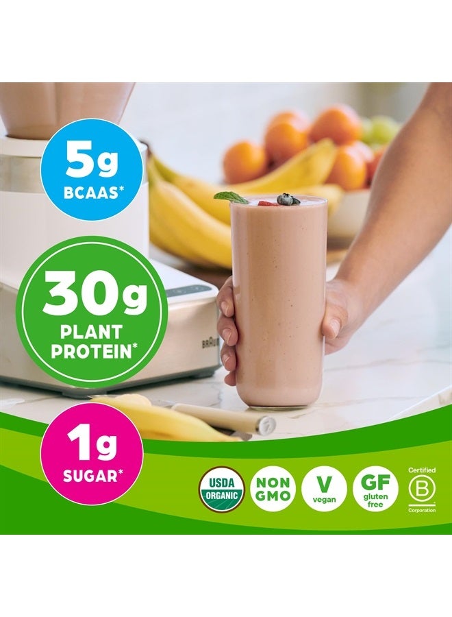 Orgain Organic Sport Vegan Protein Powder, Chocolate - 30g Plant Protein, 6g Prebiotic Fiber, 5g BCAA For Pre-Workout, Muscle Recovery, Gluten Free, Non-GMO, No Dairy or Lactose Ingredients - 2.01lb - Image 3