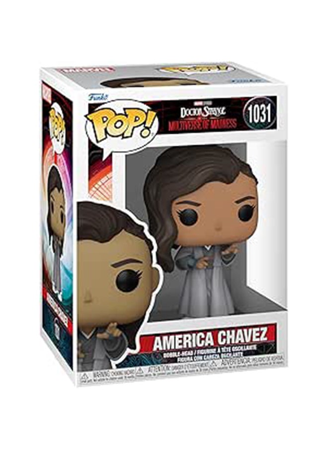 Funko Funko Pop! Marvel: Doctor Strange In Mom- America Chavez Vinyl Figure  - Image 3