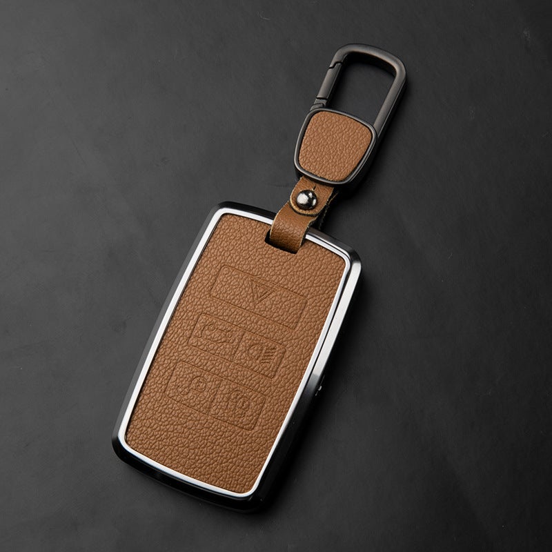 Luxury Leather Key Case for Land Rover Range Rover, Discovery, Sport, Defender, and other Models