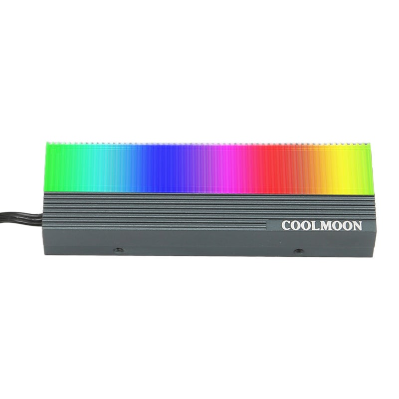 بالوعة حرارة M.2 SSD 2280 RGB - وسادة تبريد بواجهة مزدوجة 5V 3Pin ARGB لمبرد محرك الحالة الصلبة M.2 2280 - Image 4