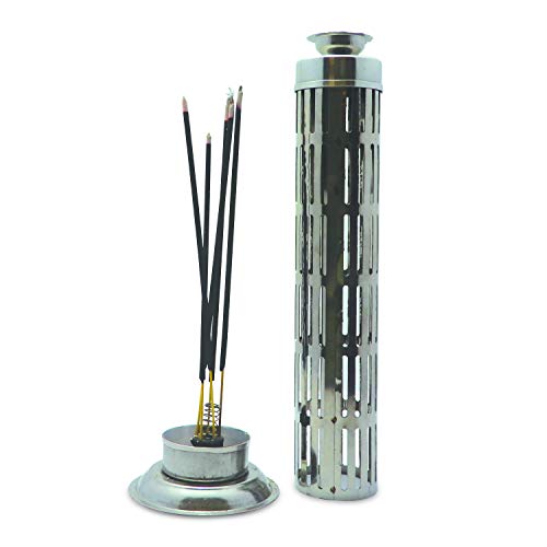 YADNESH Incense Stick Holder Burner Stand Incense Stick Holder Tower for Positive Energy Ash Catcher Agarbatti Holder Sambrani Best for Diwali Pooja Celebration Office Temple Prayer (Multiple Stick) - Image 5