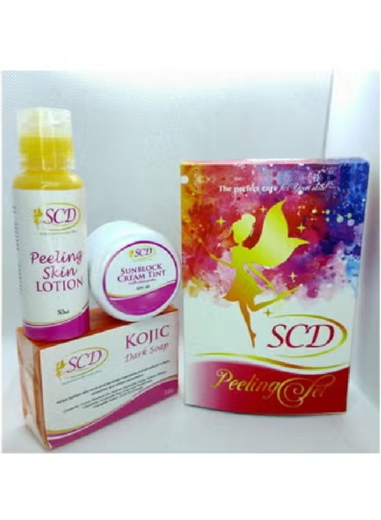 Peeling lotion set