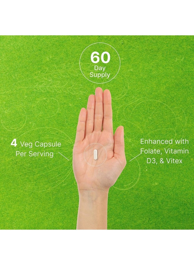 DEAL SUPPLEMENT Myo-Inositol & D-Chiro Inositol Supplement for Women (40:1) | 2,050mg Per Serving | 240 Veggie Capsules | with Folate, Vitamin D3 & Vitex | Hormonal Balance & Cycle Support | Non-GMO - Image 5