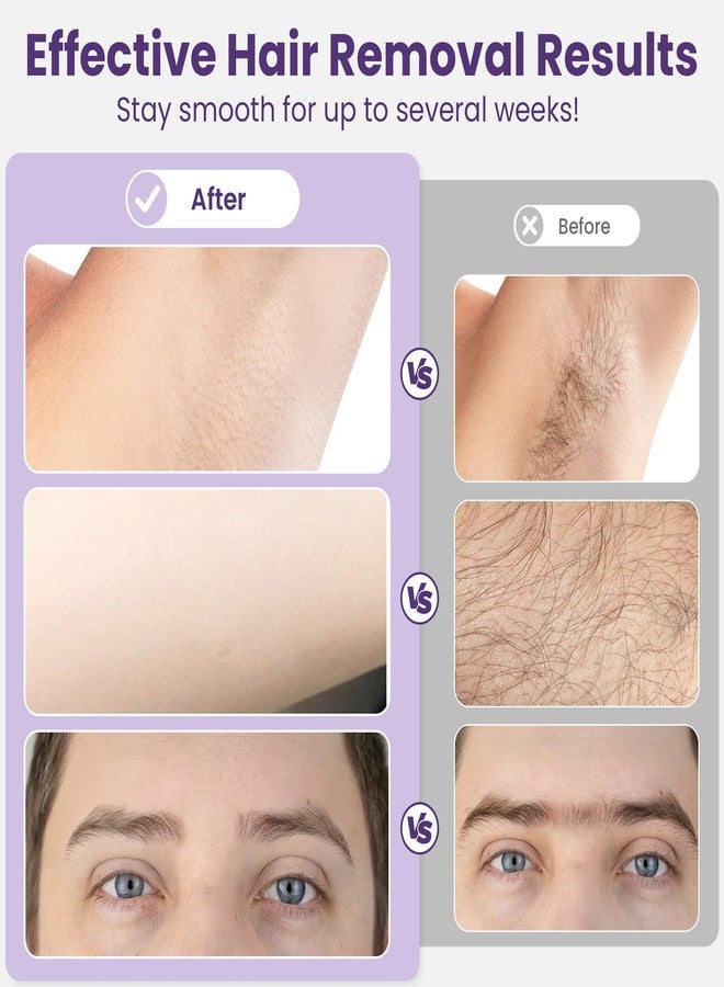 Sunvivi مجموعة صنفيفي لإزالة الشعر بالشمع الرقمي للنساء والرجال، وعاء تسخين الشمع الساخن مع 5 أكياس من حبيبات الشمع الصلب، مجموعة تسخين الشمع المذاب للجسم بالكامل، والساقين، والوجه، ومنطقة البكيني، للبشرة الحساسة، لون وردي - Image 4
