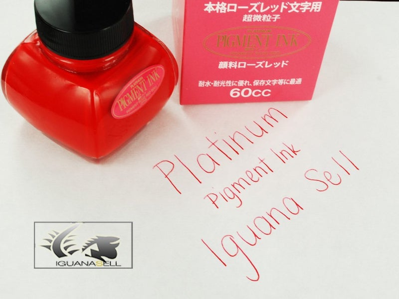 Platinum fountain pen Ultra pigment particles in close Red INKG-1500# 20 (japan import) - Image 3